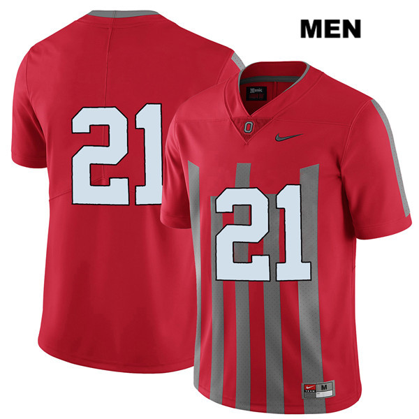 Ohio State Buckeyes Men's Parris Campbell #21 Red Authentic Nike Elite No Name College NCAA Stitched Football Jersey FD19R00TF